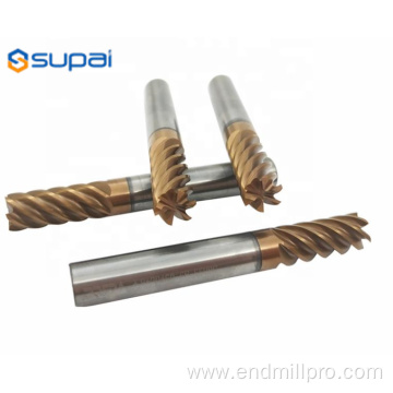Solid Carbide End Mill 6Flutes Finishing CNC Tools